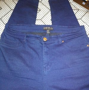 Dark denim high waisted jeans sz 14r